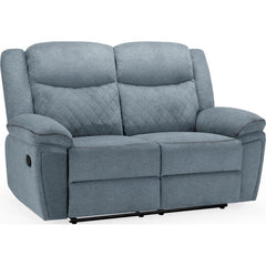 Myra Recliner Fabric 2 Seater Sofa - Grey