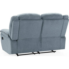 Myra Recliner Fabric 2 Seater Sofa - Grey