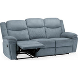 Myra Recliner Fabric 2 Seater Sofa - Grey