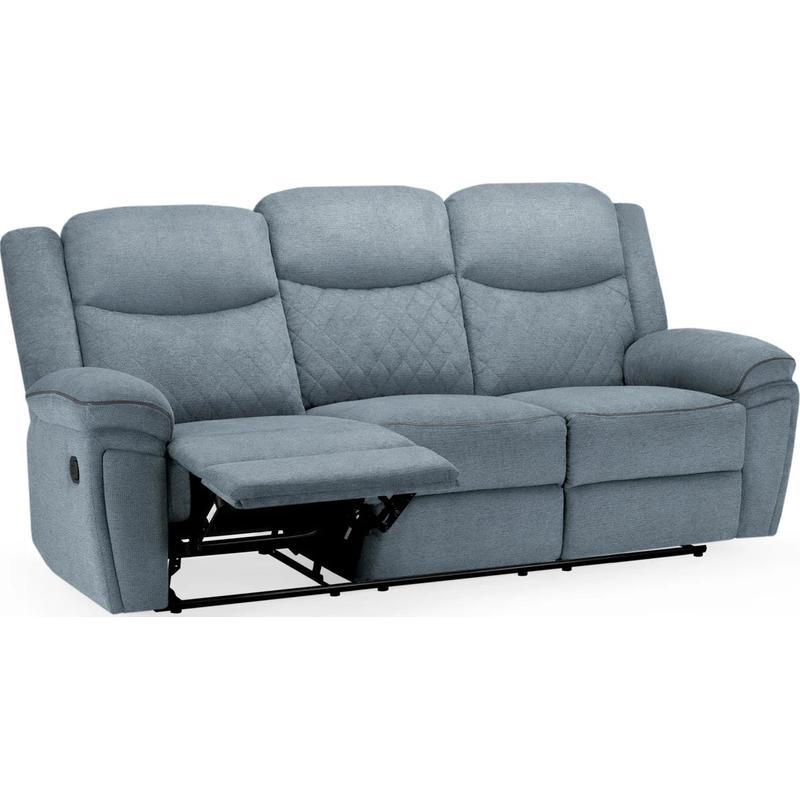 Myra Recliner Fabric 2 Seater Sofa - Grey