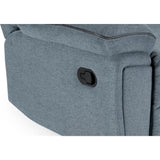 Myra Recliner Fabric 2 Seater Sofa - Grey