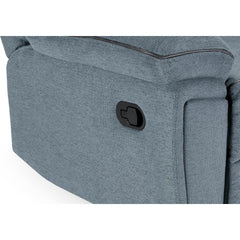 Myra Recliner Fabric 2 Seater Sofa - Grey