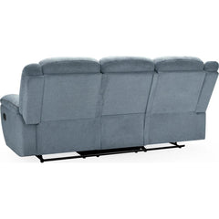 Myra Recliner Fabric 3 Seater Sofa - Grey