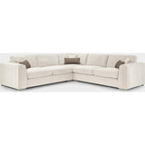Naples   Large Corner Sofa In Beige