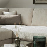 Naples   Large Corner Sofa In Beige