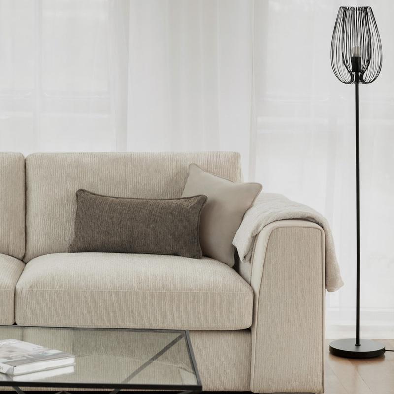 Naples   Large Corner Sofa In Beige