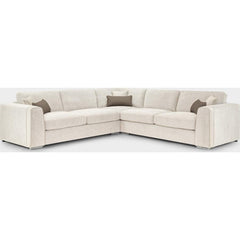 Naples Beige Large Corner Sofa