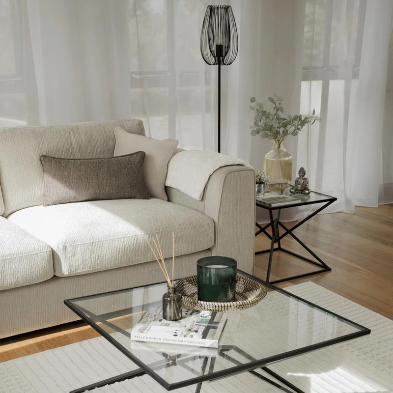 Naples   Large Corner Sofa In Beige