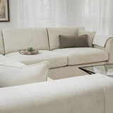 Naples   Large Corner Sofa In Beige
