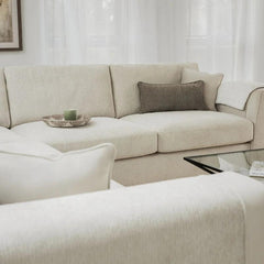 Naples Beige Large Corner Sofa