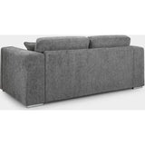 Naples 3 Seater Sofa In Grey