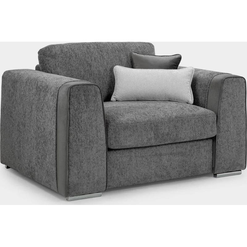 Naples Sofa Armchair In Grey