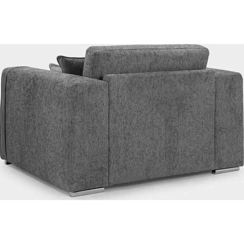 Naples Sofa Armchair In Grey