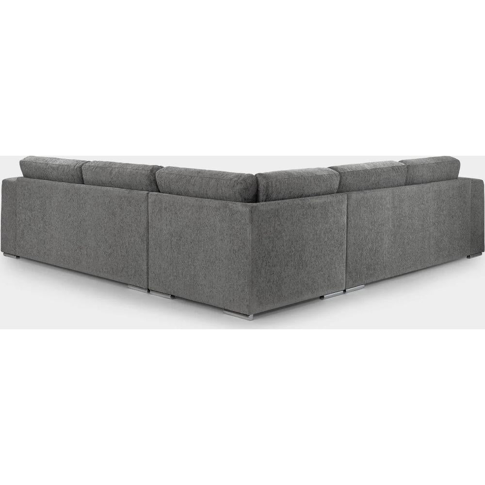 Naples Large Corner Sofa In Grey