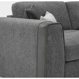 Naples Large Corner Sofa In Grey