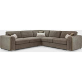 Naples Mocha Large Corner Sofa