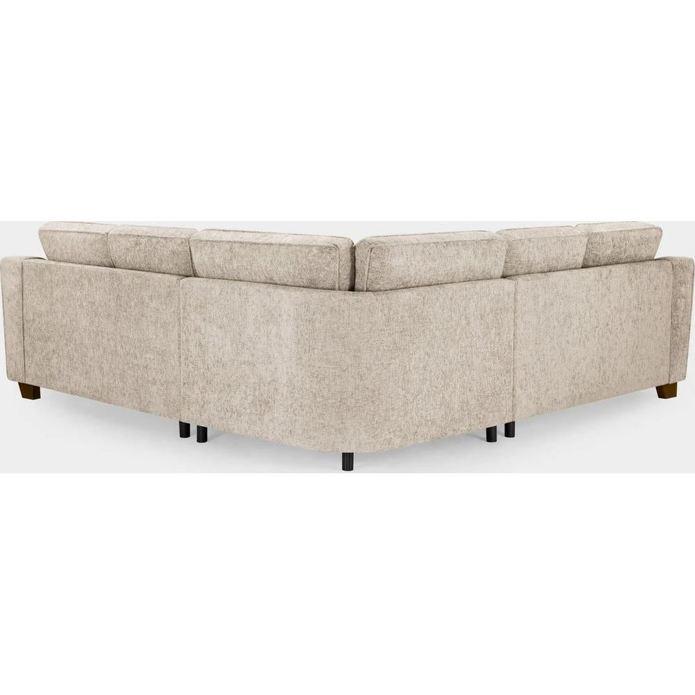 Nebraska Large Corner Sofa In Stone