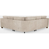 Nebraska Large Corner Sofa In Stone