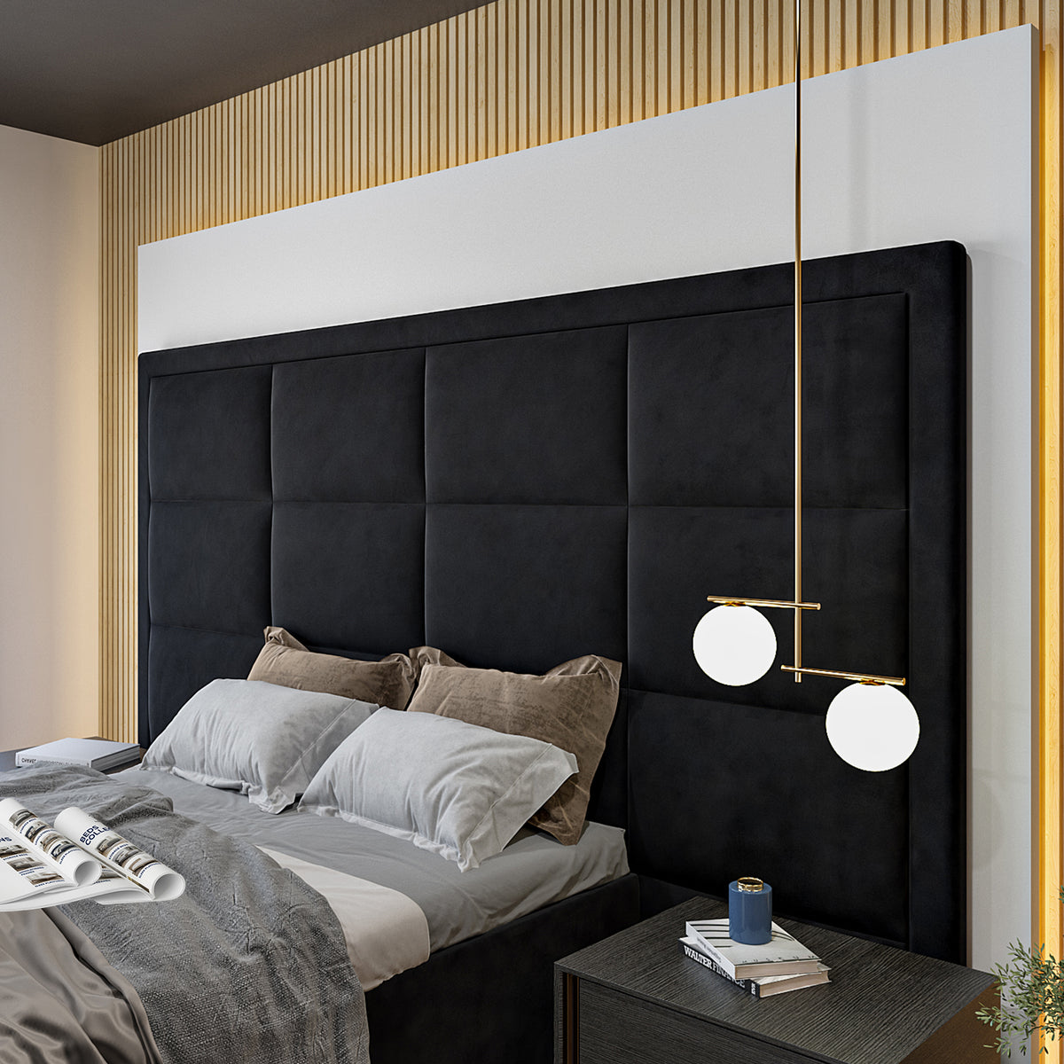 Lexington Upholstered TV Bed Frame