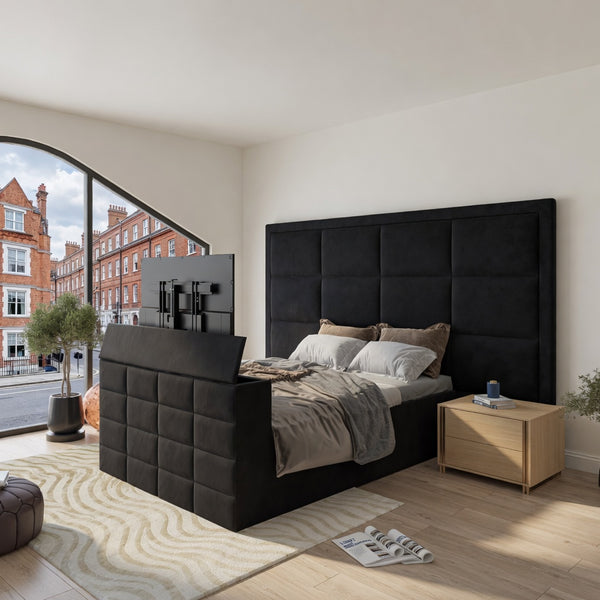 Lexington Upholstered TV Bed Frame