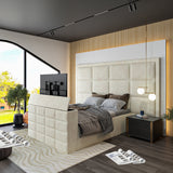 Lexington Upholstered TV Bed Frame