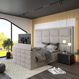 Lexington Upholstered TV Bed Frame