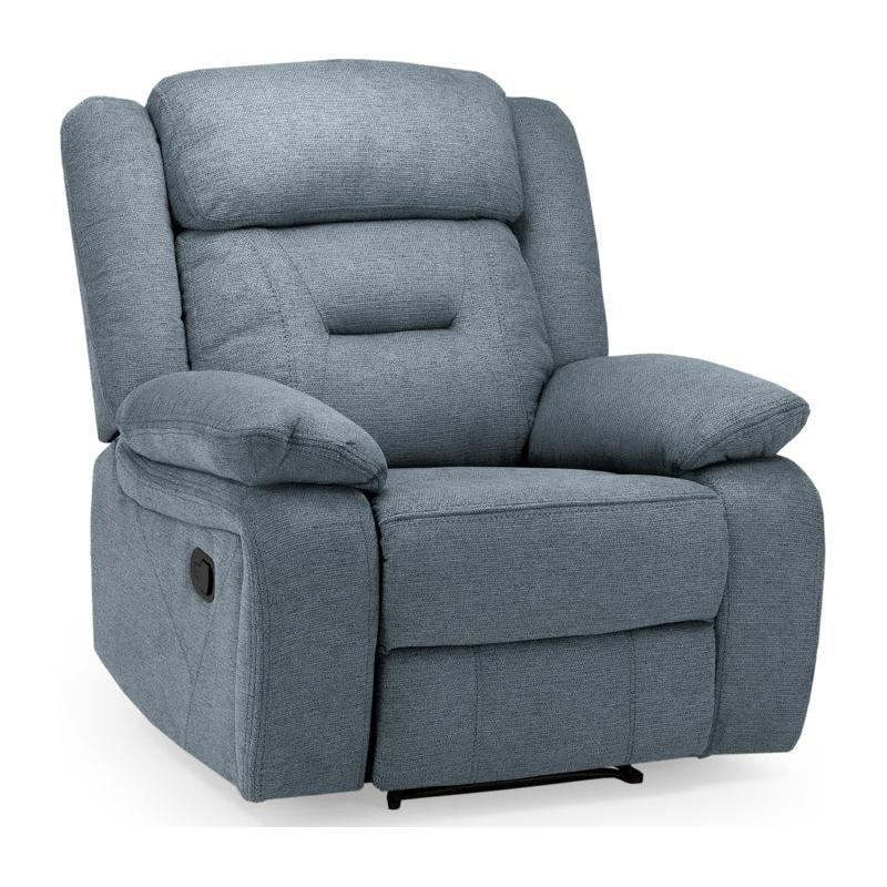Novie Recliner Fabric Armchair in Grey