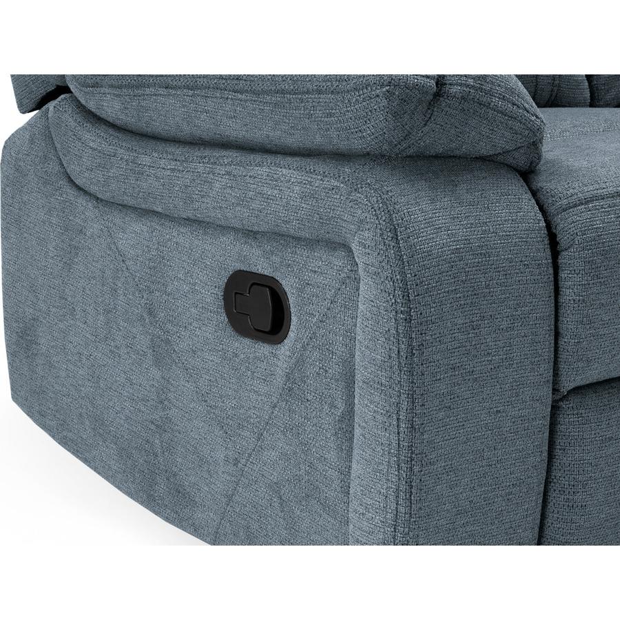 Novie Recliner Fabric Armchair in Grey