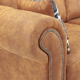 Oakland Leather Sofa 3+2 Seater Tan