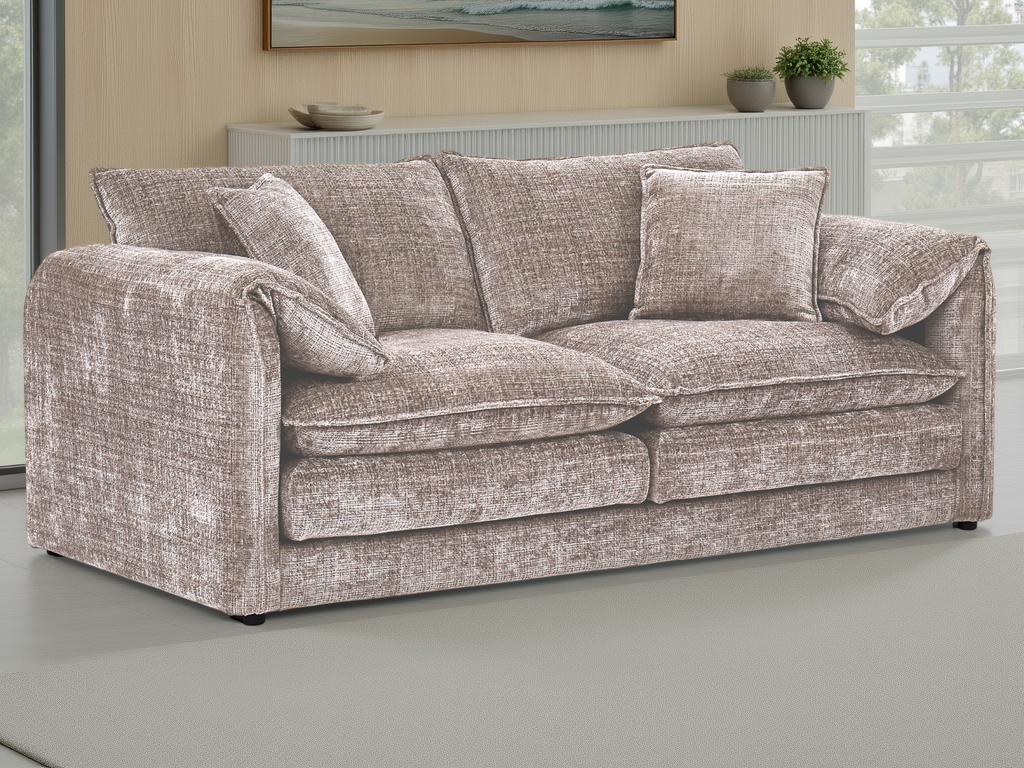 Solaya Sofa 3 Seater In Beige