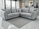 Serena Large Corner Sofa in Grey