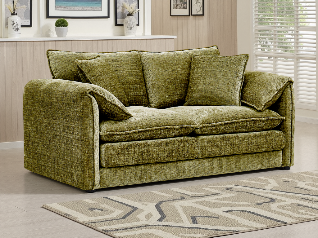 Solaya Sofa 2 Seater In  Green