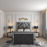 Morgan Upholstered Soft Velvet TV Bed Frame