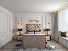 Rayleigh Upholstered Soft Velvet Tv Bed Frame