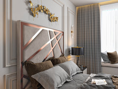 Rayleigh Upholstered Soft Velvet Tv Bed Frame