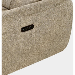 Turin Electric Recliner Sofa Mocha Left Hand Corner