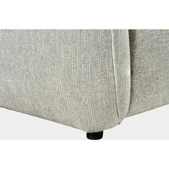 Turin Electric Recliner Sofa Silver Left Hand Corner