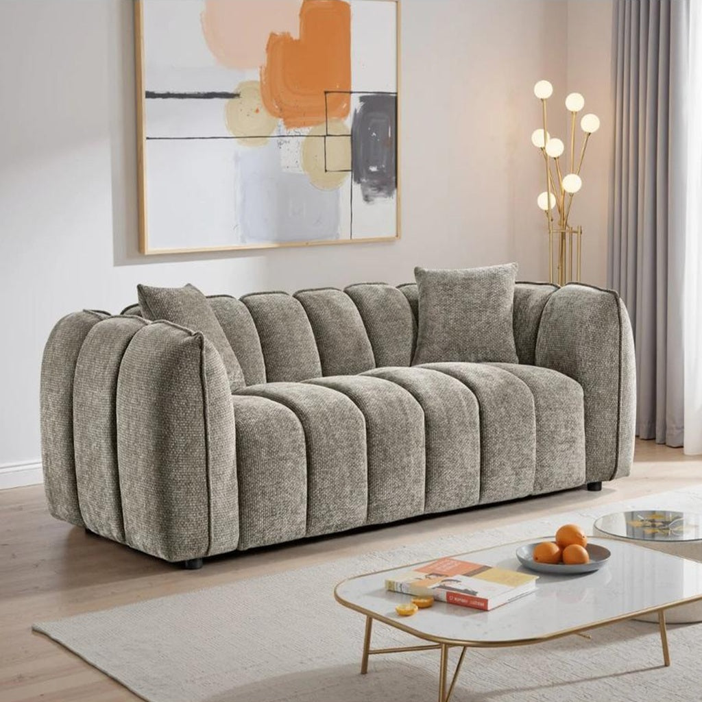 Venice 3 Seater Sofa In  Mocha
