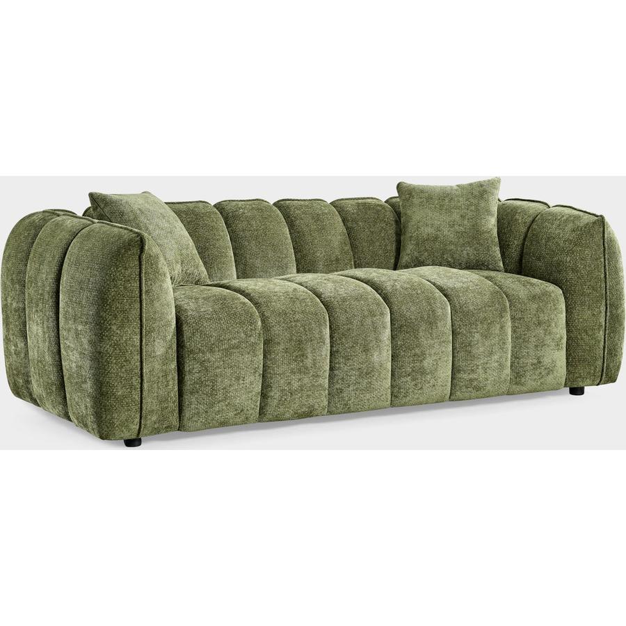 Venice 3 Seater Sofa In Olive