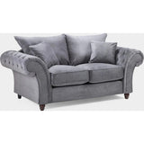 Windsor Fullback Sofa Grey 2 Seater