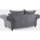 Windsor Fullback Sofa Grey 2 Seater