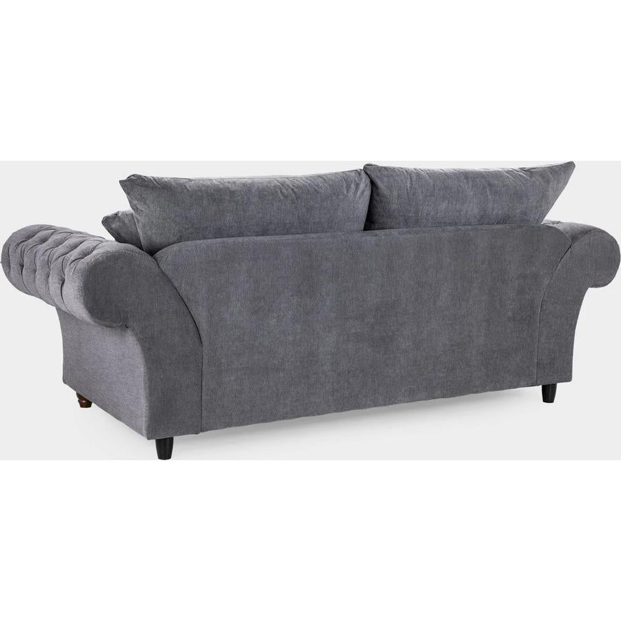 Windsor Fullback 3 Seater Sofa In Grey