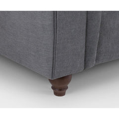 Windsor Fullback Sofa Grey 3 Seater