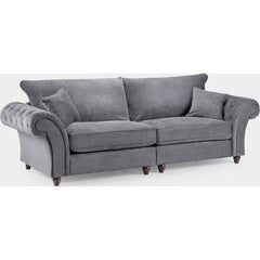 Windsor Fullback Sofa Grey 4 Seater