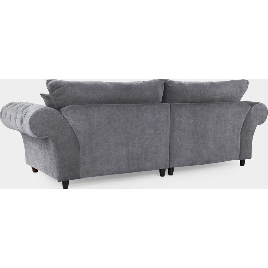 Windsor Fullback 4 Seater Sofa In Grey
