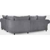 Windsor Fullback Right Hand Facing Corner Sofa In Grey