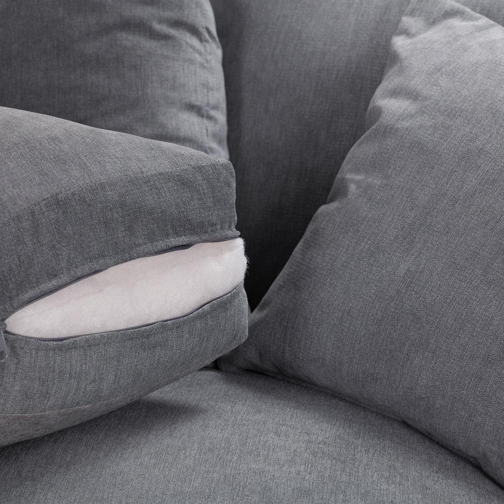 Windsor Fullback Right Hand Facing Corner Sofa In Grey