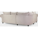 Windsor Fullback Sofa Stone Left Hand Facing Corner