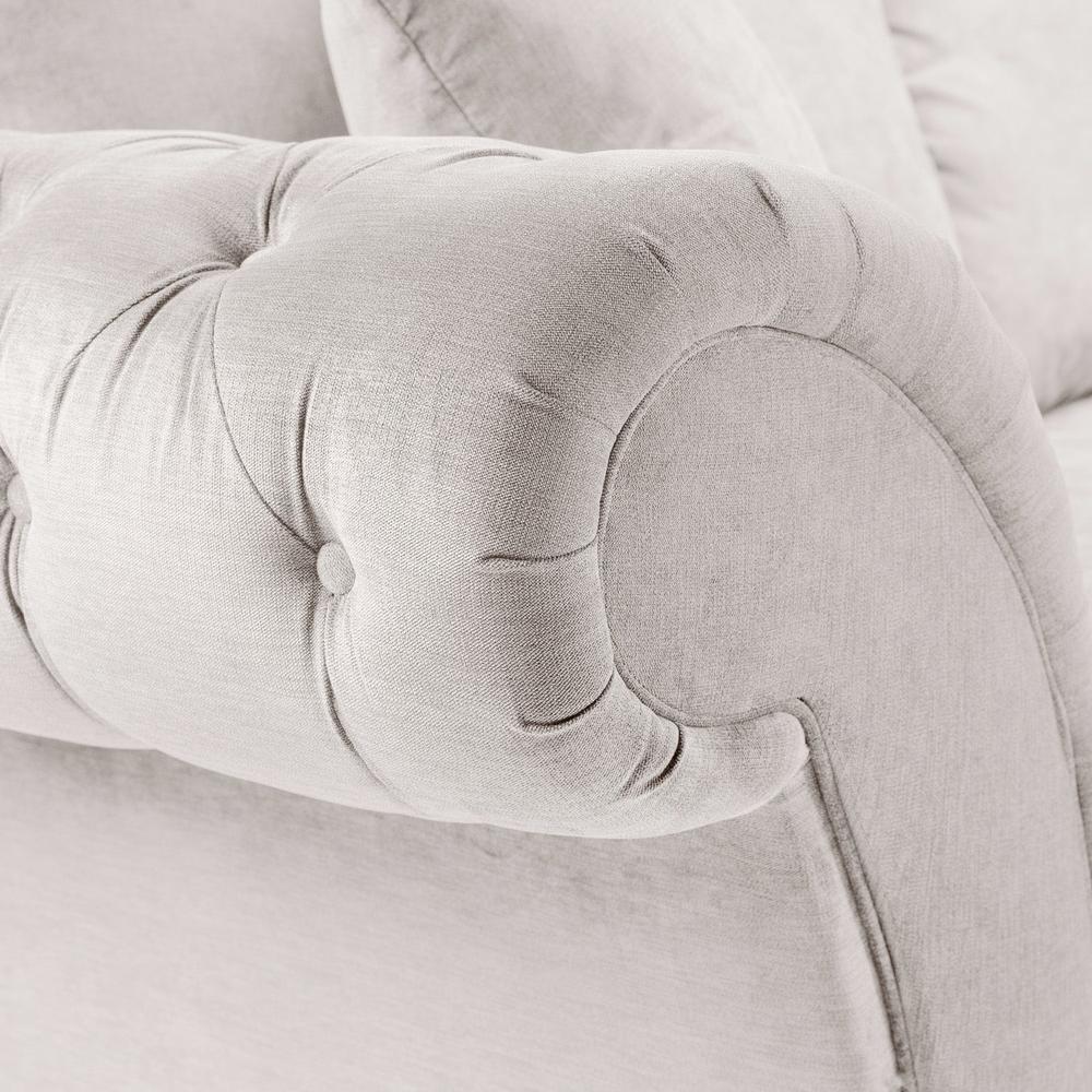 Windsor Fullback Sofa Stone Left Hand Facing Corner