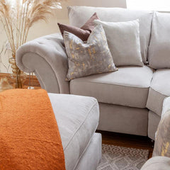 Windsor Fullback Stone Right Hand Facing Corner Sofa